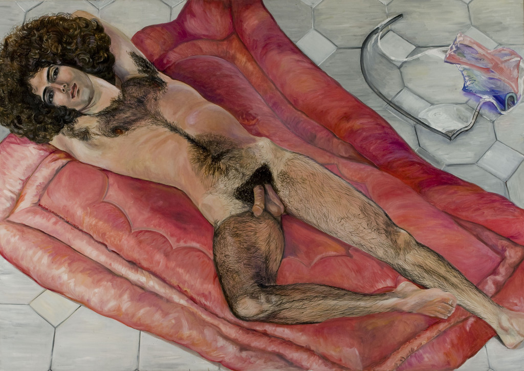 Paul-Rosano Reclining. Sylvia Sleigh, 1974